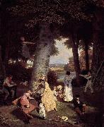 Jacques-Laurent Agasse Playground Spain oil painting artist